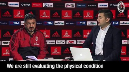 Gattuso's interview to Milan TV ahead of TIM Cup Round of 16