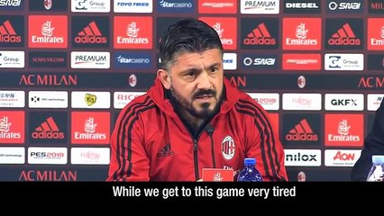 Gattuso: "We have to be a real team"