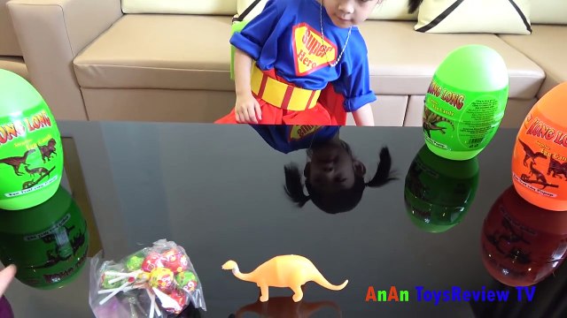 Dinosaur Surprise Eggs Opening – Săn Và Bóc Trứng Khủng Long ❤ AnAn ToysReview TV ❤