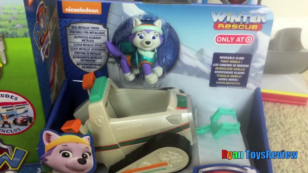 Paw Patrol Toys Paw Patroller Nickelodeon Snow Blower with Everest