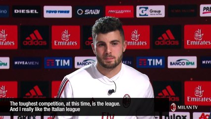 Cutrone: "It's an Honour to Play for AC Milan"