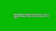 this books is available Chart Sense: Common Sense Charts to Teach 3-8 Informational Text and