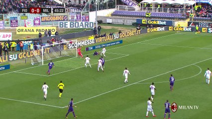 Calha tiene vivo il Milan: 1-1 a Firenze
