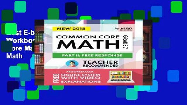 Best E-book Argo Brothers Math Workbook, Grade 7: Common Core Math Free Response, Daily Math