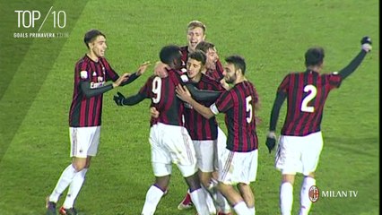 Milan Primavera, la Top 10 dei gol del 2017/18
