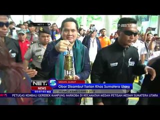 Download Video: Obor Asian Games Tiba Di Medan Langsung Disambut Tarian Khas Sumatra Utara-NE5