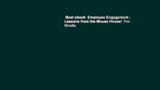 Best ebook  Employee Engagement - Lessons from the Mouse House!  For Kindle