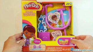 new Play Doh Doc McStuffins Doctor Kit Playset Disney Junior Stuffy,Chilly,Lambie MsDisne