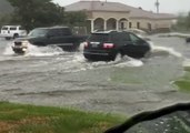 Flash Flooding Swamps Roads in Mobile, Alabama