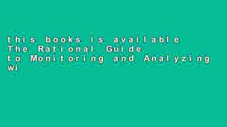 this books is available The Rational Guide to Monitoring and Analyzing with Microsoft Ooffice
