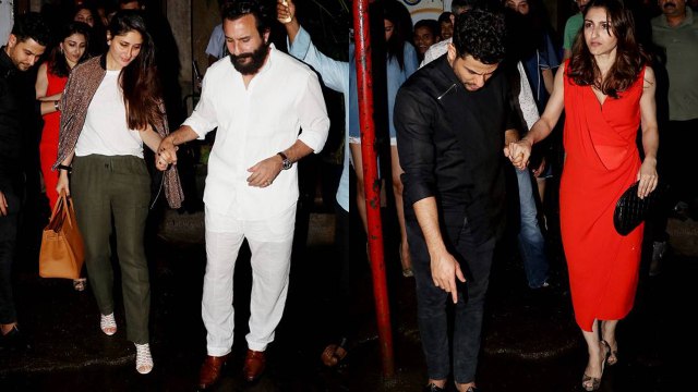 Kareena Kapoor, Saif Ali Khan spotted on family dinner with Soha Ali Khan & Kunal Kemmu | FilmiBeat
