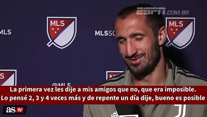 Chiellini on his initial reaction to Cristiano Ronaldo joining Juve!