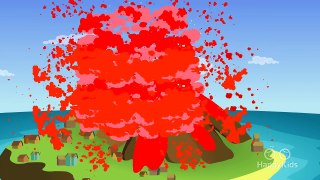 Volcano Learning Songs Collection For Kids And Children | Happy Kids