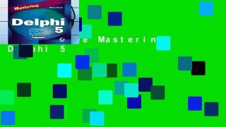 [book] Free Mastering Delphi 5