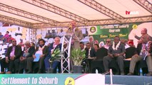NCD Governor Powes Parkop has assured the settlers who gathered at the launch of the NCD Settlement to Surburb Upgrade in Port Moresby that their lives will nev