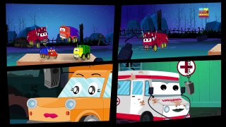 Scary Garbage Trucks | Nursery Rhymes For Kids | Five little Garbage Trucks