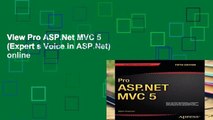 View Pro ASP.Net MVC 5 (Expert s Voice in ASP.Net) online