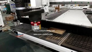 APEXTECH 1325-4axis wood cnc router with vertical right angle head