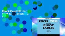 Ebook Excel 2011 for Mac Pivot Tables (Tech 102) Full