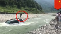 Chinese man drowns expensive car in river to save on $3 car wash