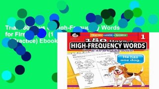 Trial 180 Days of High-Frequency Words for First Grade (180 Days of Practice) Ebook