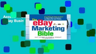 Access books Marketing Your e-Bay Business any format