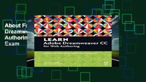 About For Books  Learn Adobe Dreamweaver CC for Web Authoring: Adobe Certified Associate Exam
