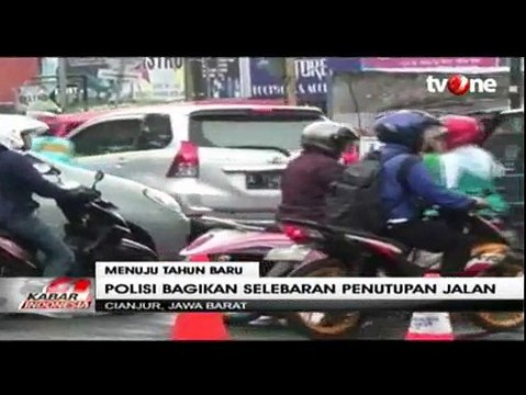 Malam Tahun Baru, Jalan dari Bandung ke Puncak Ditutup