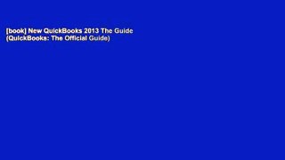 [book] New QuickBooks 2013 The Guide (QuickBooks: The Official Guide)