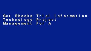 Get Ebooks Trial Information Technology Project Management For Any device