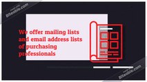 Canada Purchasing Managers Business Email List Providers