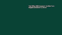 Trial Office 2000 Answers!: Certified Tech Support (Answers! S.) Ebook