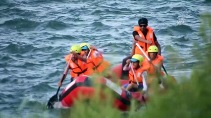 Tarihi ilçede rafting heyecanı - ELAZIĞ