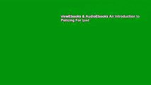 viewEbooks & AudioEbooks An Introduction to Policing For Ipad