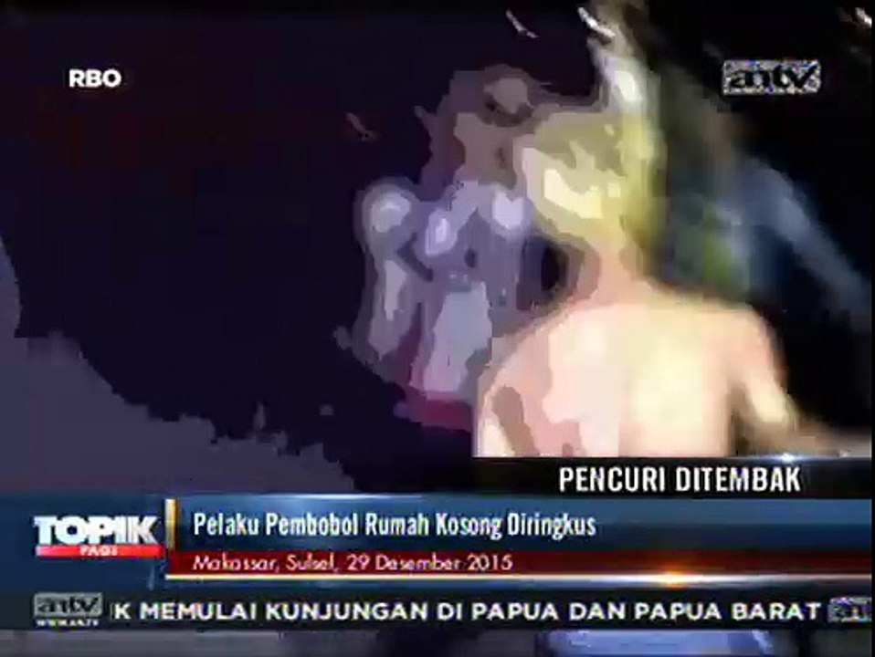 Polisi Tembak Pencuri Spesialis Rumah Kosong