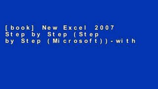 [book] New Excel 2007 Step by Step (Step by Step (Microsoft))-with CD