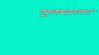 Best ebook  PMP Exam Prep: Accelerated Learning to Pass the Project Management Professional (PMP)