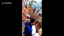 Girl pulled out of 110-feet deep borewell after 30 hours