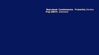 Best ebook  Combinatorics   Probability (Veritas Prep GMAT)  Unlimited