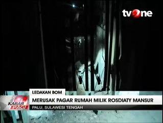 Rumah Warga di Palu Dilempari Bom