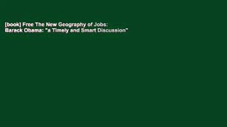 [book] Free The New Geography of Jobs: Barack Obama: 
