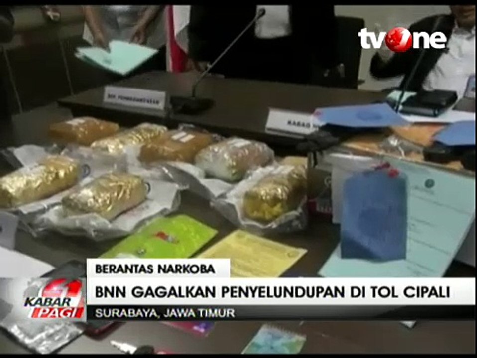 BNN Gagalkan Penyelundupan 7 Kg Sabu di Tol Cipali