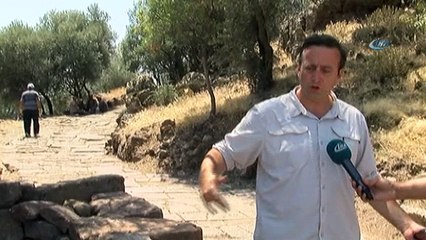 Antik kentteki 2 bin 800 yıllık su sistemi günümüze taş çıkartıyor