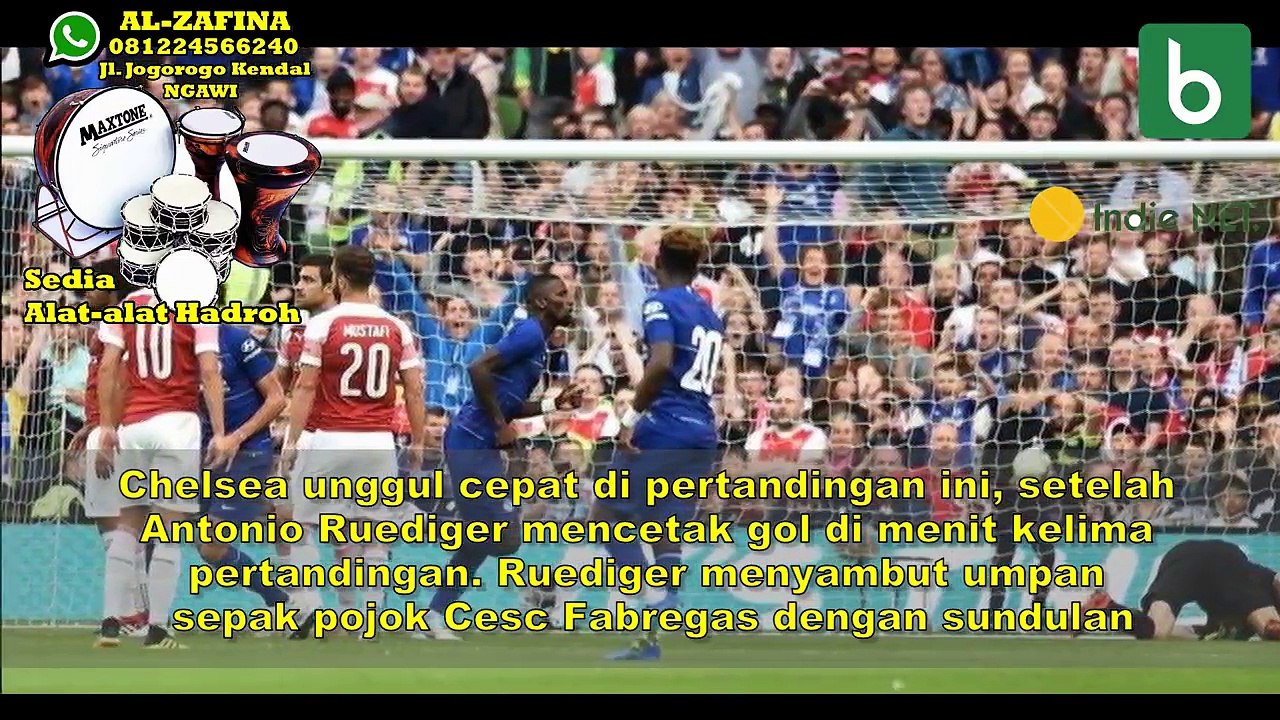Arsenal VS Chelsea ADU PINALTI dalam Derby London ICC 2018