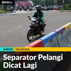 #1MENIT | Separator Pelangi Dicat Lagi