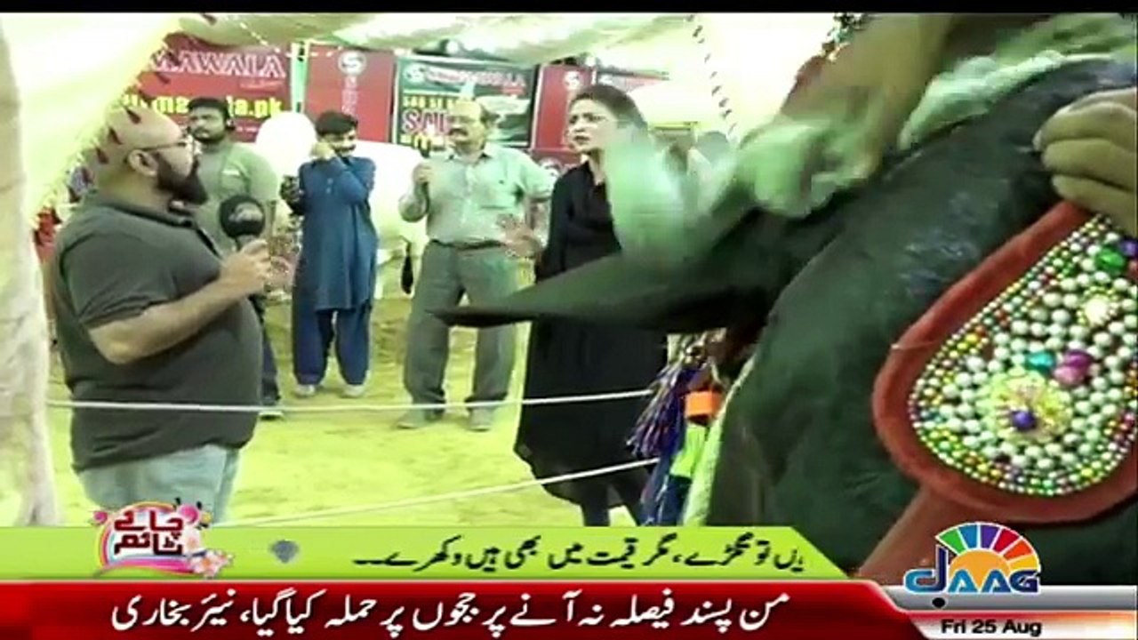 Embarrassing Moment For Host in Cow Mandi