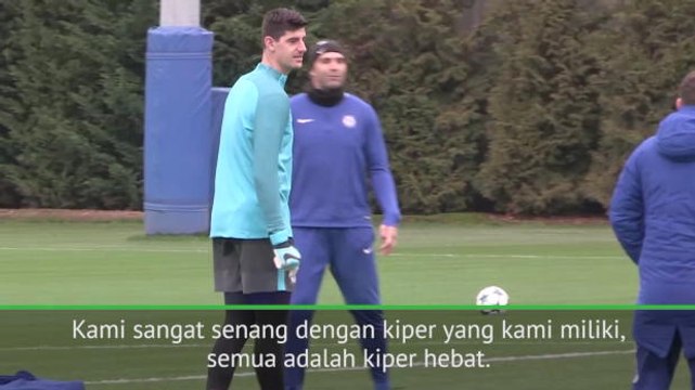 Lopetegui tentang spekulasi Courtois - 'Kami sangat senang dengan kiper yang kami miliki'