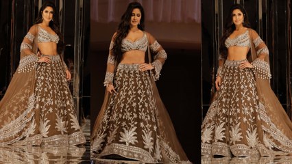 Katrina Kaif STUNS in heavy embroidery olive green Manish Malhotra lehenga; Watch here | Boldsky