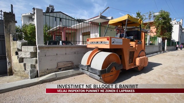 Veliaj inspekton punimet në zonën e Laprakës - News, Lajme - Vizion Plus