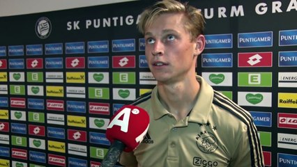 Frenkie de Jong: 'Die Klaas wil weer een hattrickje maken...'